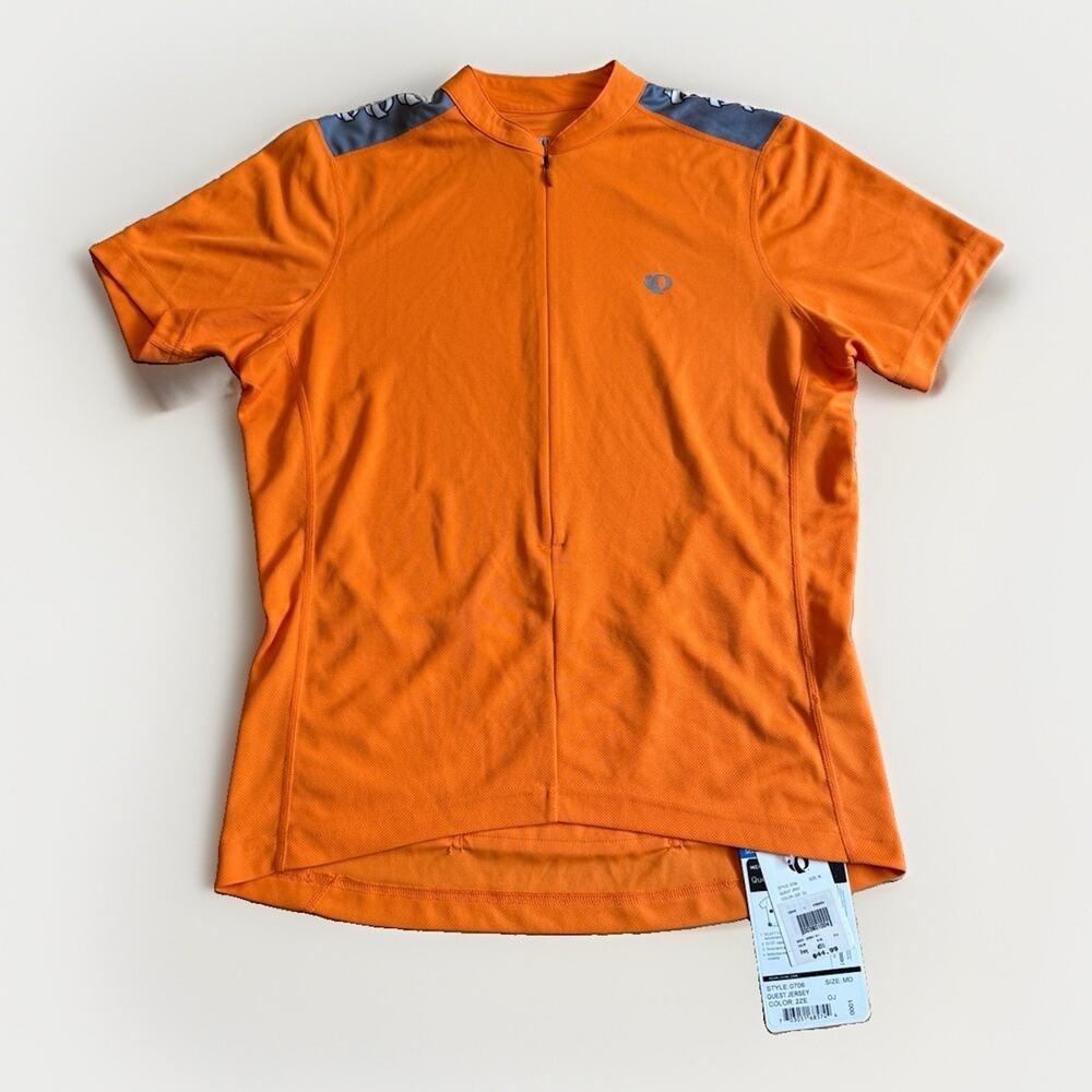 Pearl Izumi Cycling Jersey Mens M Orange Select Series Short Sleeve NWT
